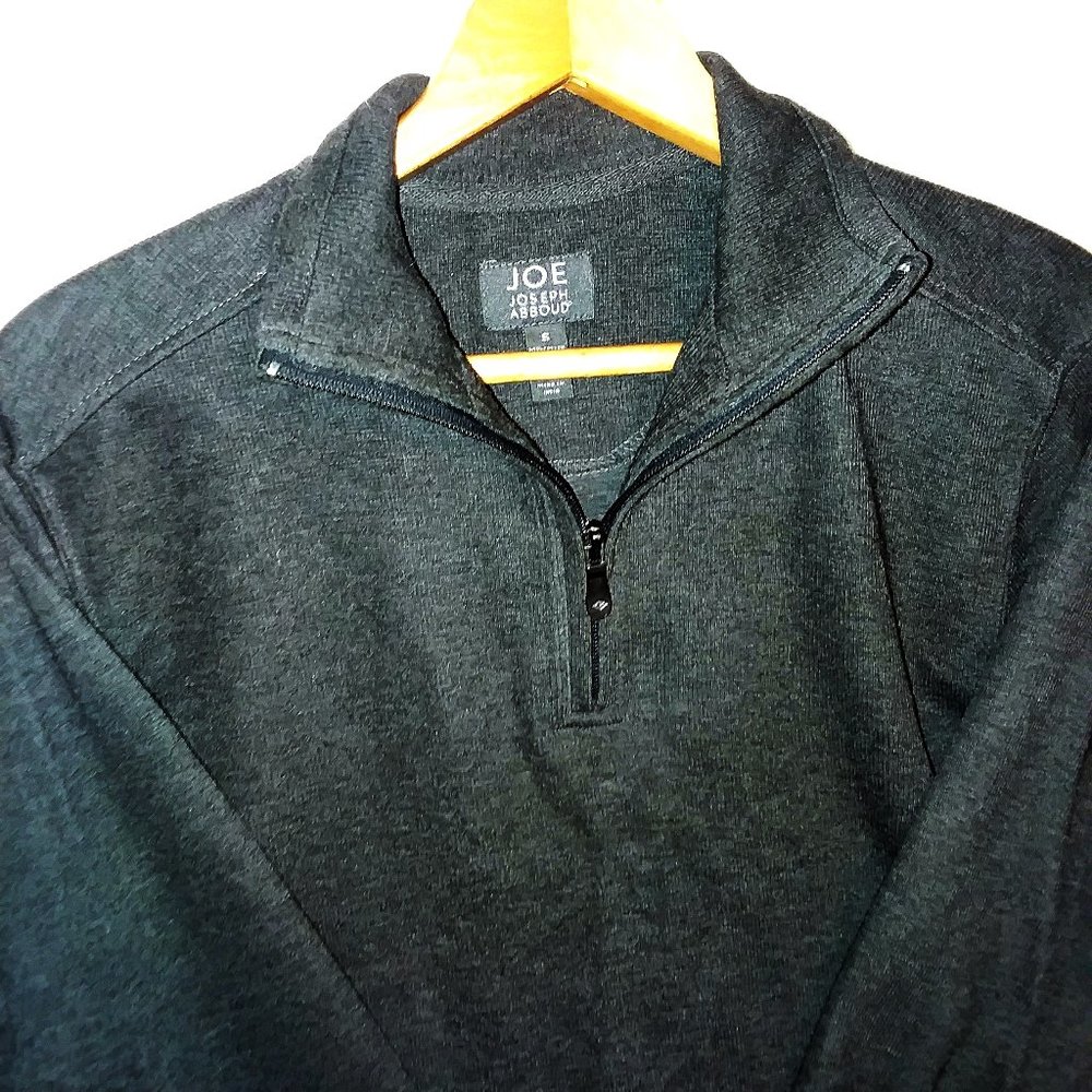 Joseph Abboud 1/4 zip Pullover Gray Sz S
